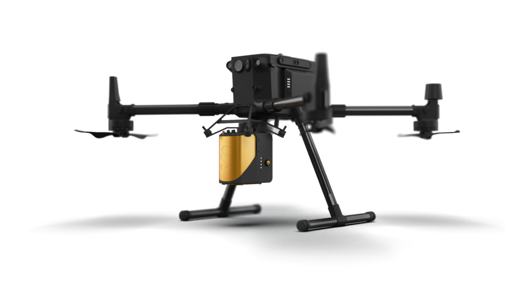 YellowScan Mapper mounted on DJI M300 drone