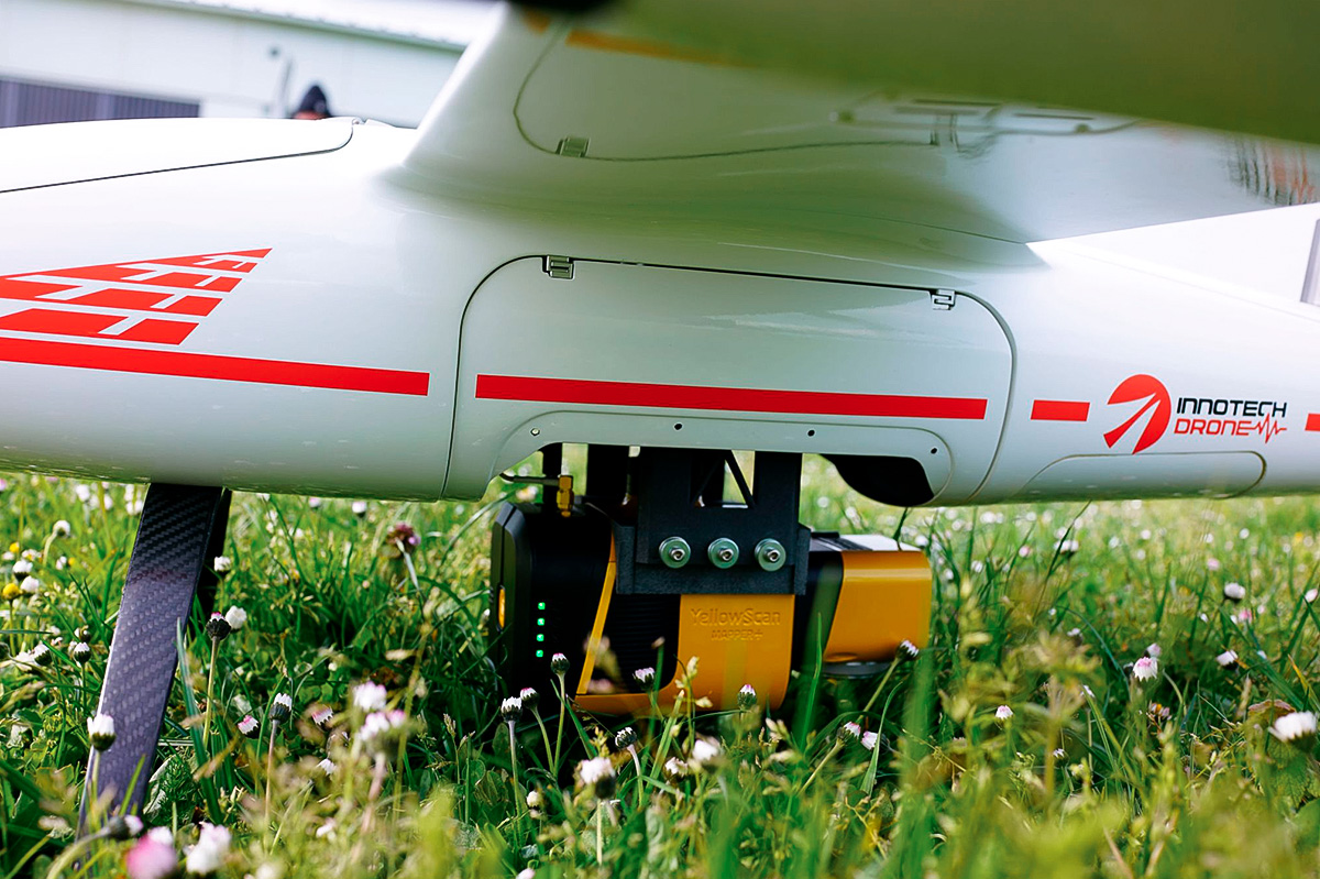 Innotech-Drone Skycross-3400 VTOL with Mapper+OEM and camera module