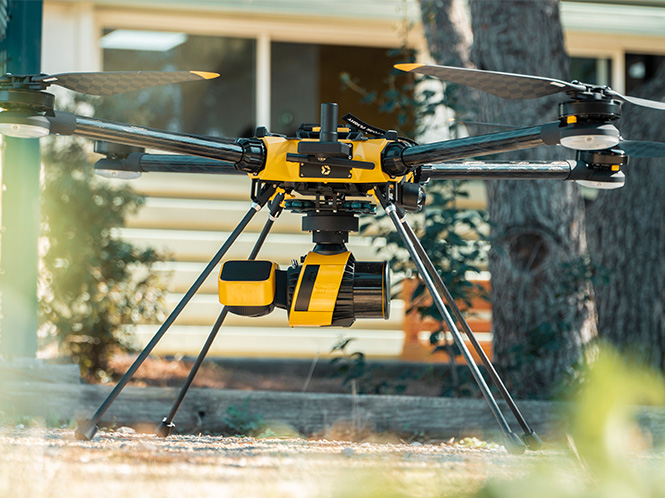 YellowScan Surveyor Ultra mounted on a Hexadrone Tundra drone