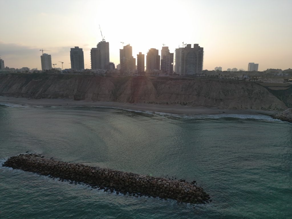 Shoreline survey site where the YellowScan Navigator enabled safe, efficient UAV-based data collection.