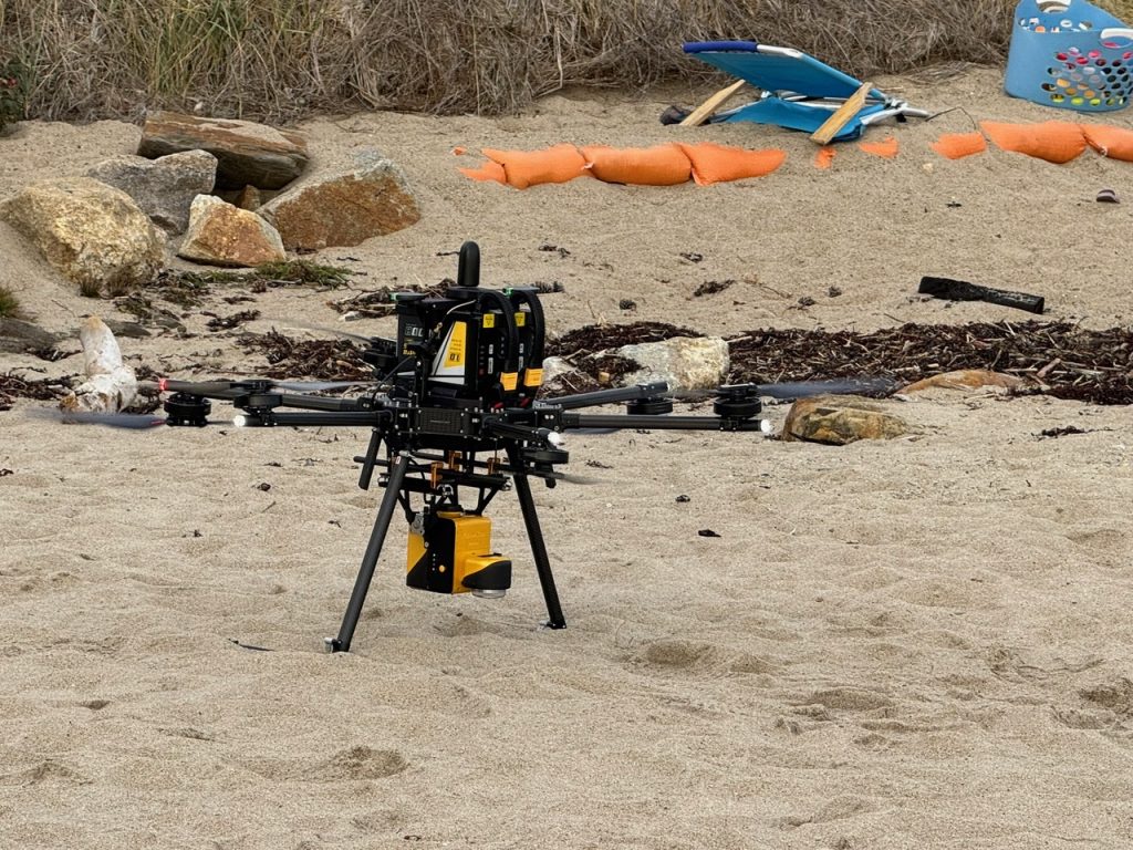 YellowScan Mapper with camera module mounted on the IF 1200A drone
