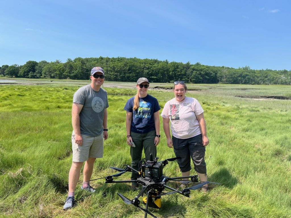 Some members of University of New England’s Coastal Research team