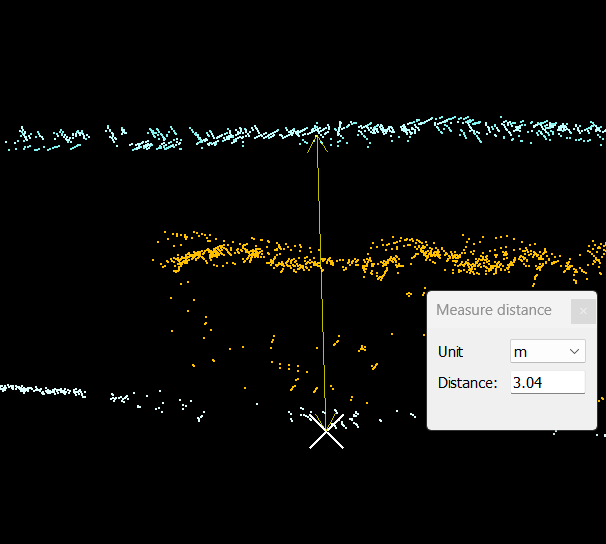 Water depth from surface to seabed: 3 meters