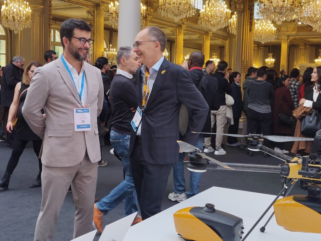 Michel Assembaum & Tristan Allouis at the Elysée Palace