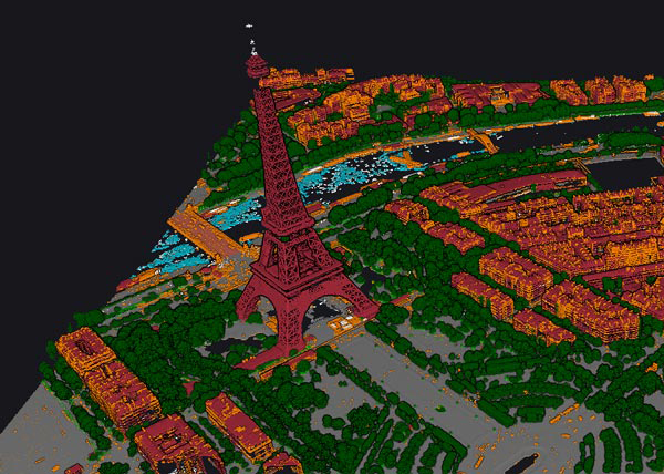 Classification view on the CloudStation Viewer software