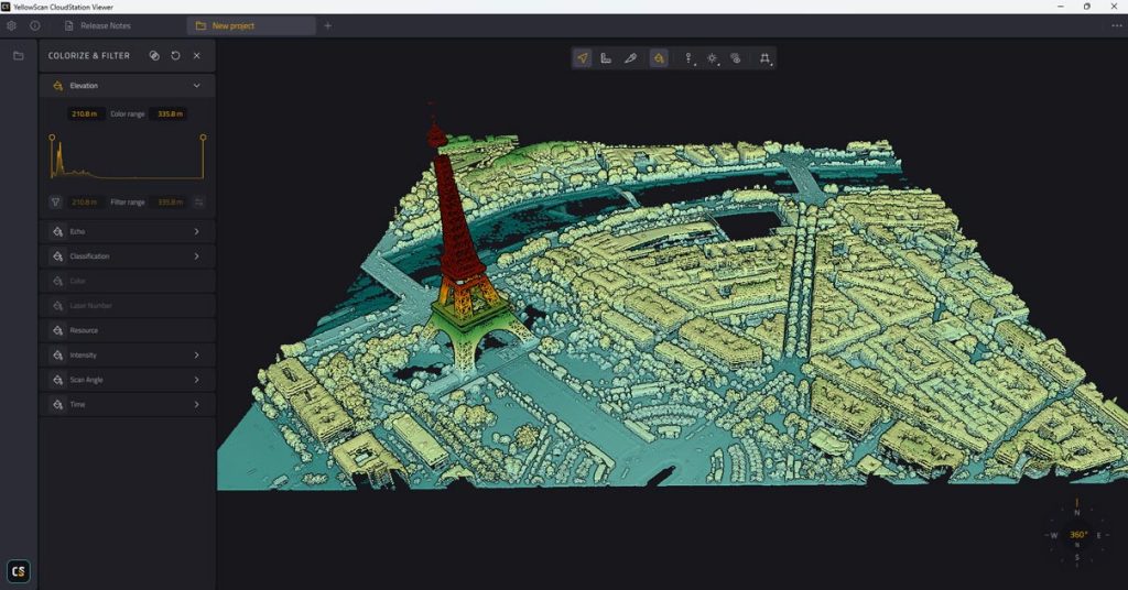 CloudStation Viewer elevation view