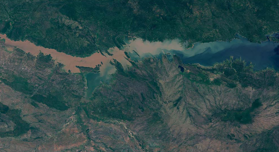 EOMAP satellite image with natural colors