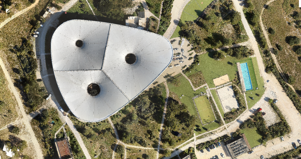 Rectified orthophoto point cloud